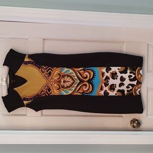 ILE NY Dress in Size 8. Polyester/Spandex. Zip Side